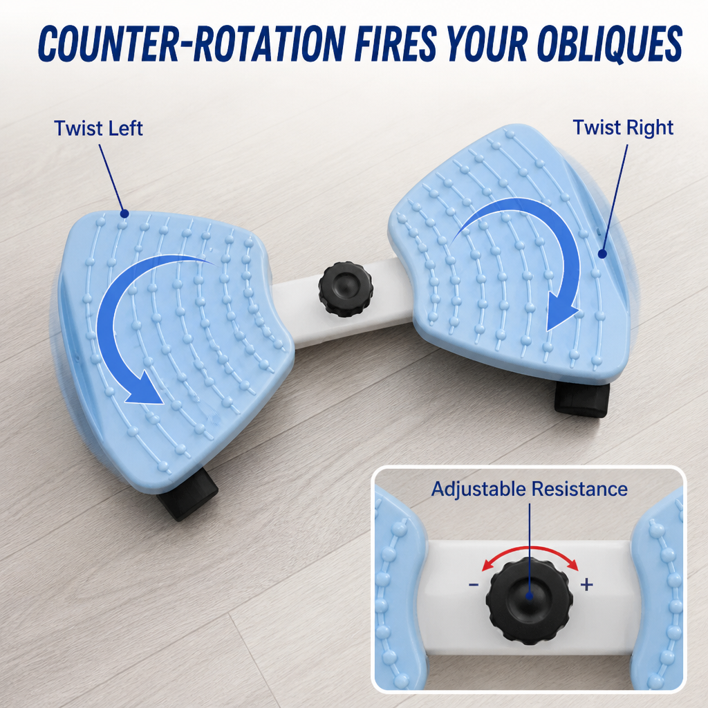 SilentPro™ — Whittle Away Your Muffin Top Without Straining Knees or Noisy Exercises