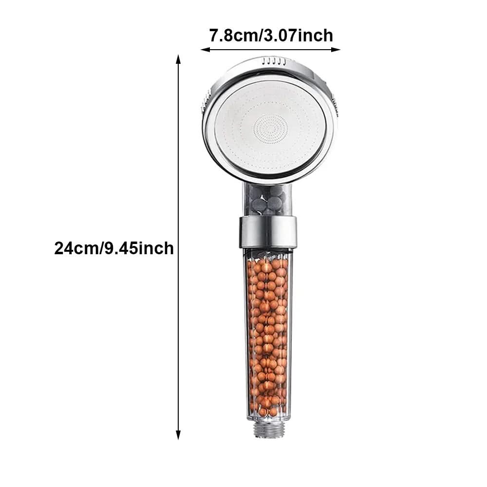 High-Pressure Shower Head with Filter Beads for Clean Water
