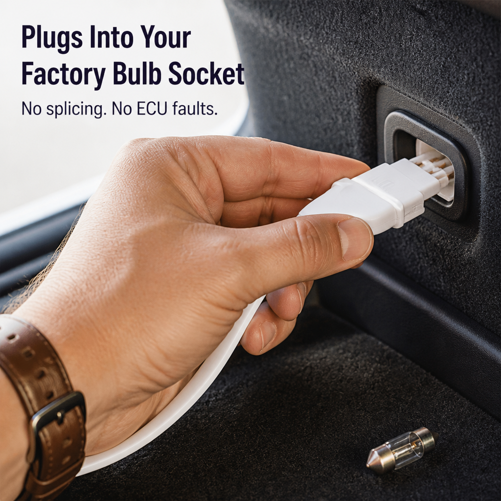 RadianceTrack™ — Illuminates Your Trunk with Auto-On Light Whenever You Open It
