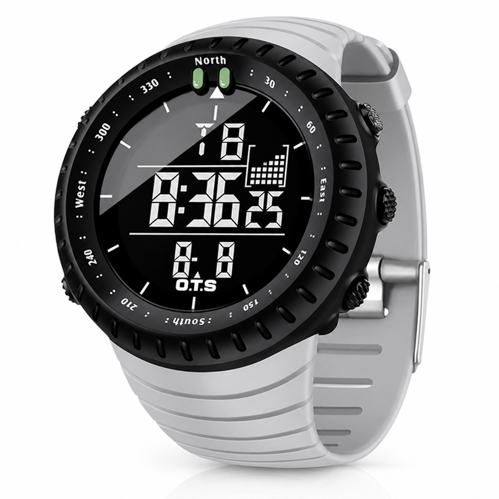 Waterproof & Shock-Resistant LED Digital Sports Watch