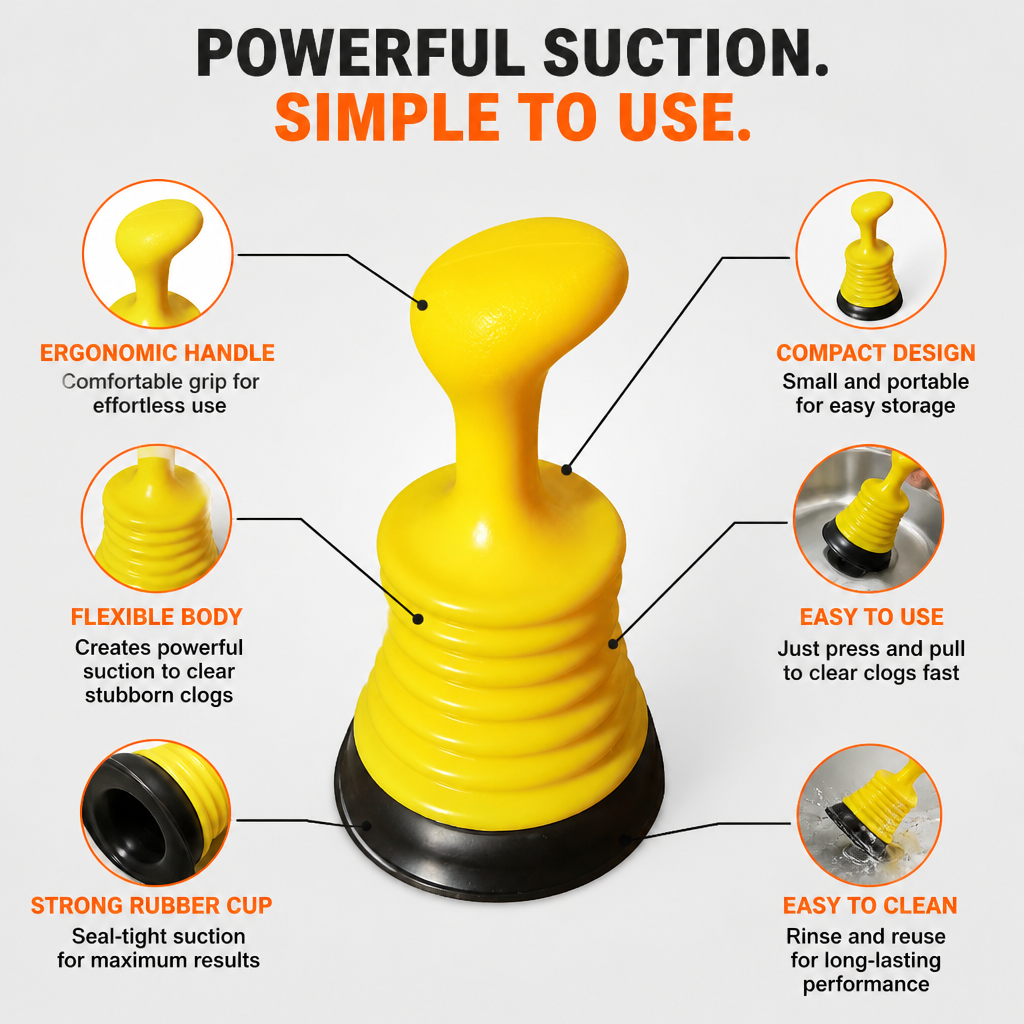 PowerSeal™ — Blast Away Clogs Fast and Reclaim Your Peace Instantly