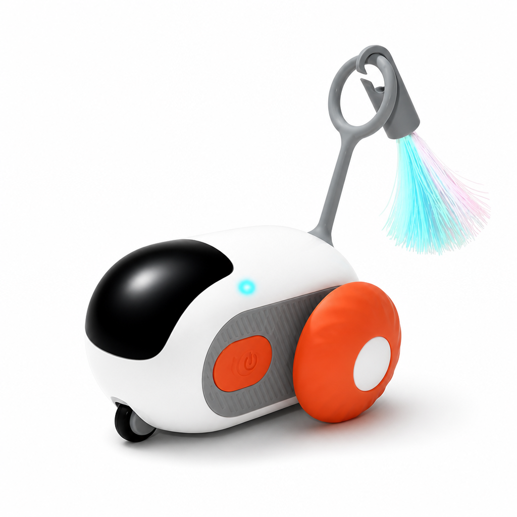Self-Activated USB-C Rechargeable Motorized Cat Chase Toy