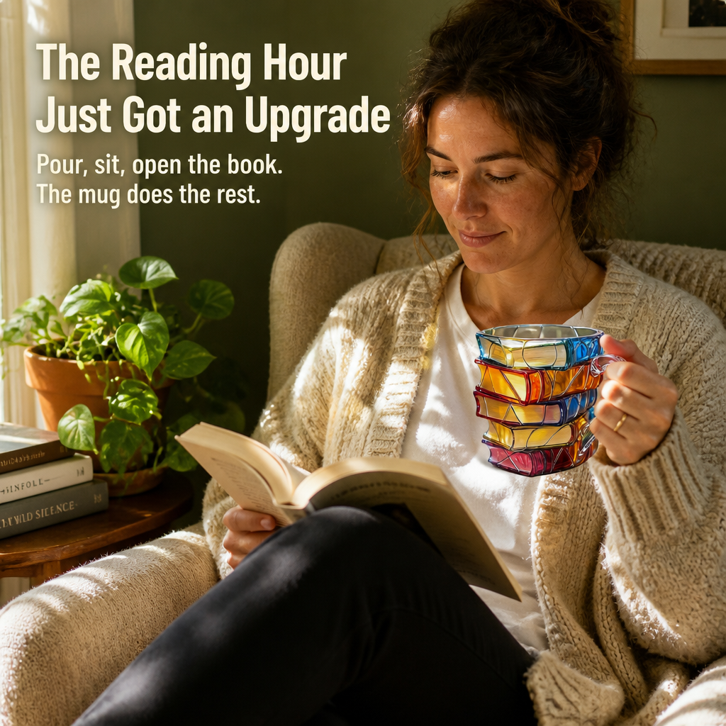 LumiTale™ Mug — Turn Every Sip into a Radiant Celebration of Your Bookish Soul