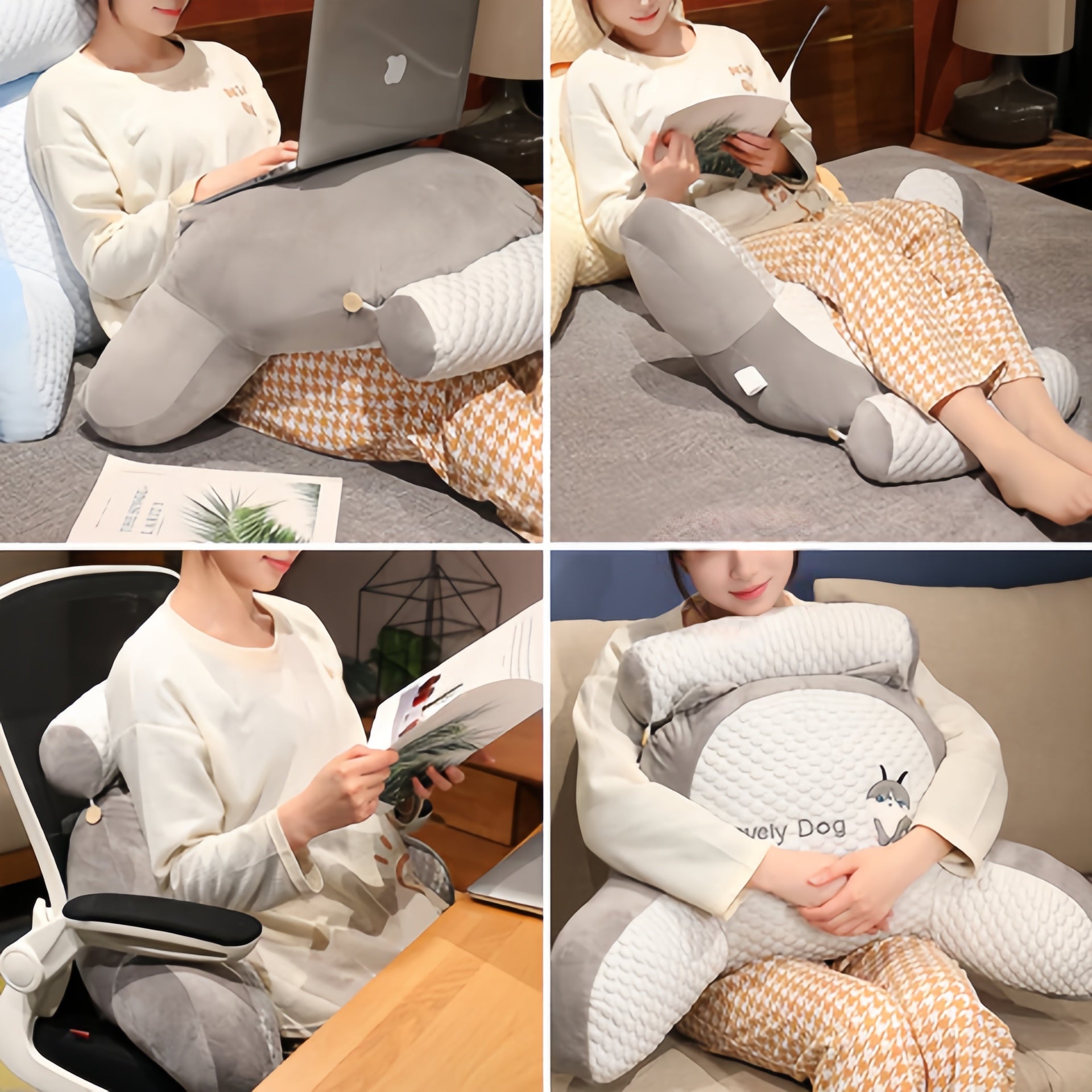 SereniBack™ Pillow — Melt Away Neck & Back Pain for Calm, Cozy Relief All Day