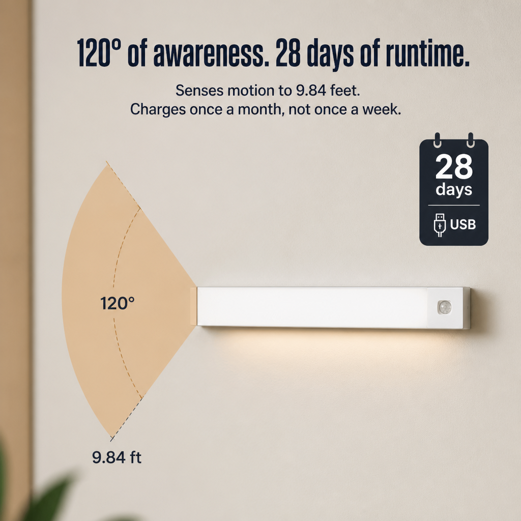 LumaSense™ — Illuminate Each Midnight Step Without Disturbing the Home