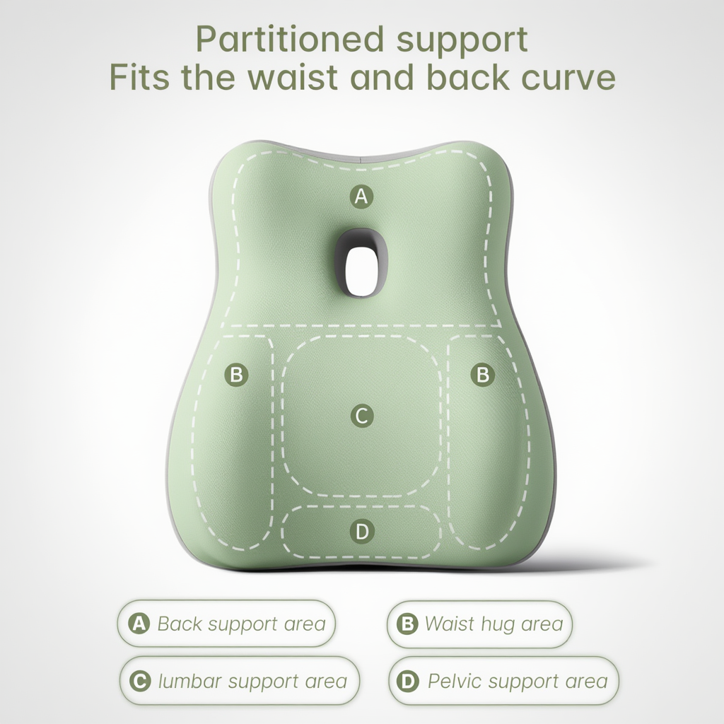 Pregnancy Body Support Pillow – Ergonomic Design for Back, Hip & Side Comfort