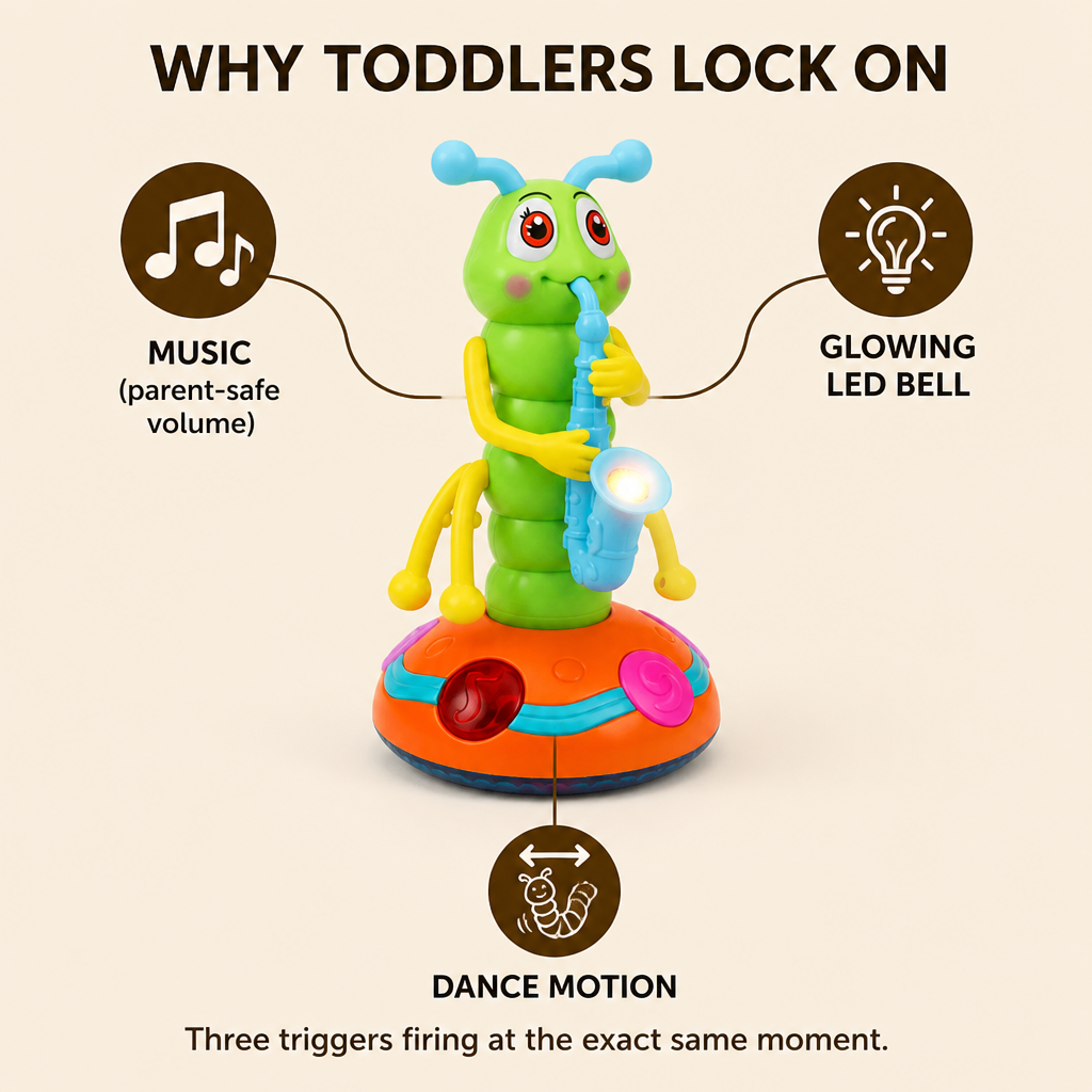 JoyJammy™ — Has Toddlers Moving, Laughing, and Developing Genuine Motor Skills Instantly