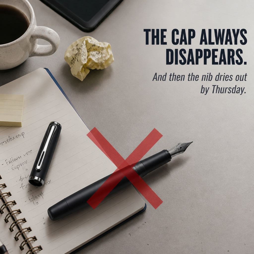 SwiftScript™ — Enjoy Fountain-Pen Smoothness Without the Cap-Off Fuss