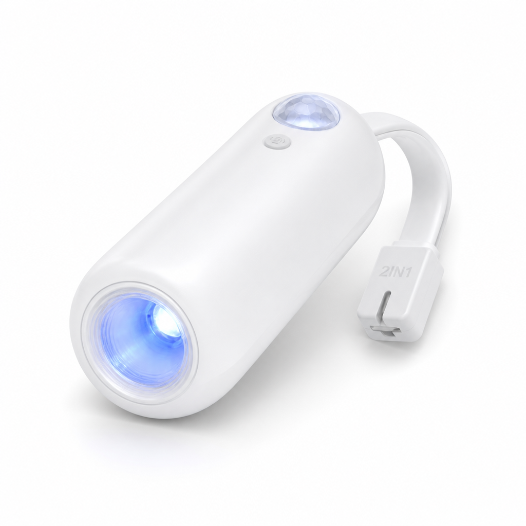 Motion-Activated RGB USB-Rechargeable Toilet Bowl Night Light