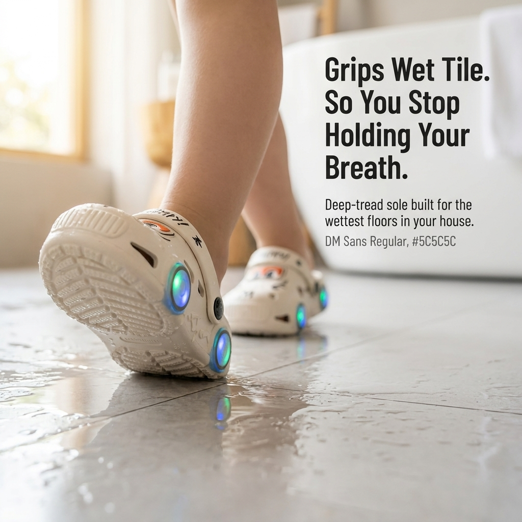 LumoSprints™ — Illuminate Every Step & Hold Firm on Slippery Floors Toddlers Often Slip On