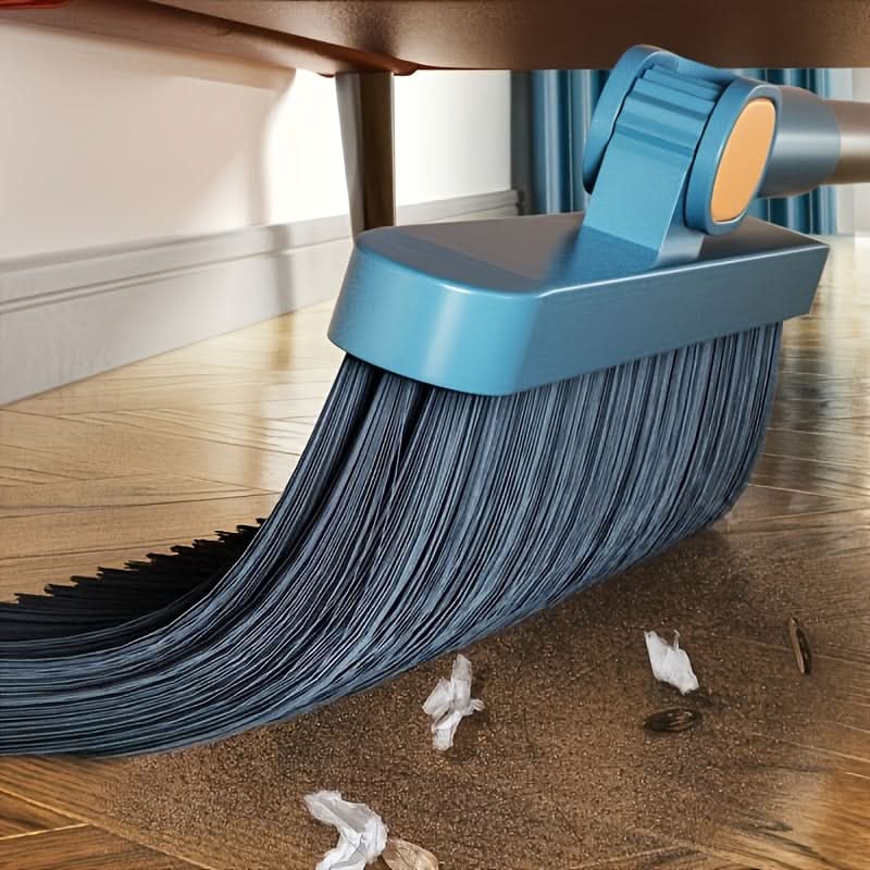 Cleaning Set with Long Handle Broom and Dustpan