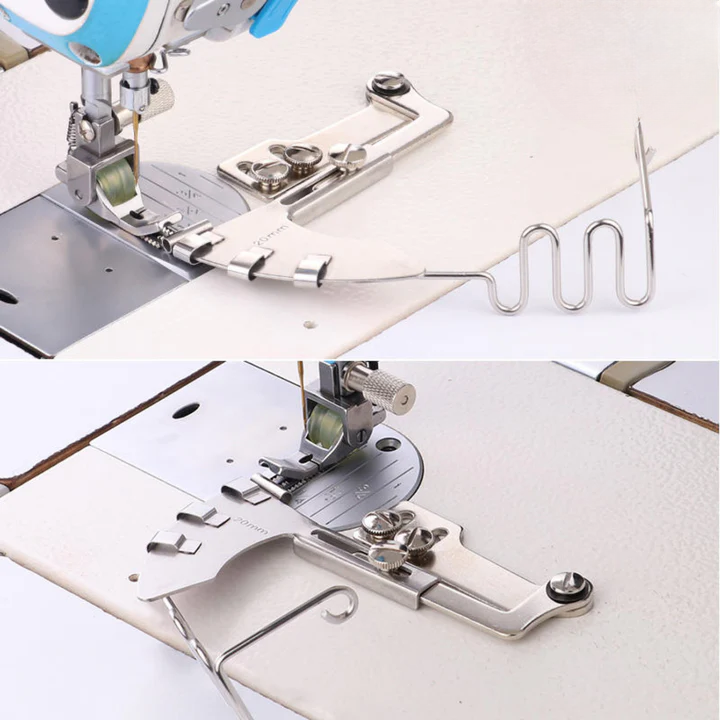 Double Fold Bias Tape Binder | Automatic Double Fold Orientation | Stainless Steel | SeamGuide