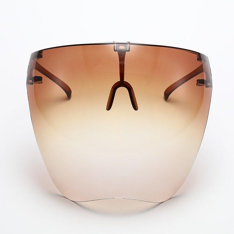 Large UV Protection Face Shield Sunglasses for Outdoor Activities