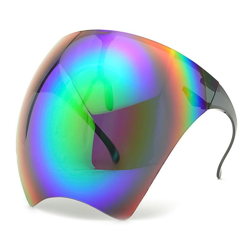 Large UV Protection Face Shield Sunglasses for Outdoor Activities