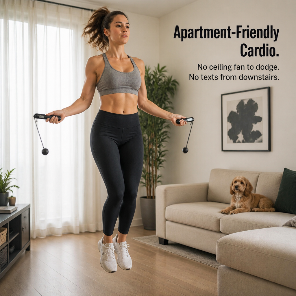 PulseRope™ — Experience Genuine Jump-Rope Cardio Without Shin Strikes