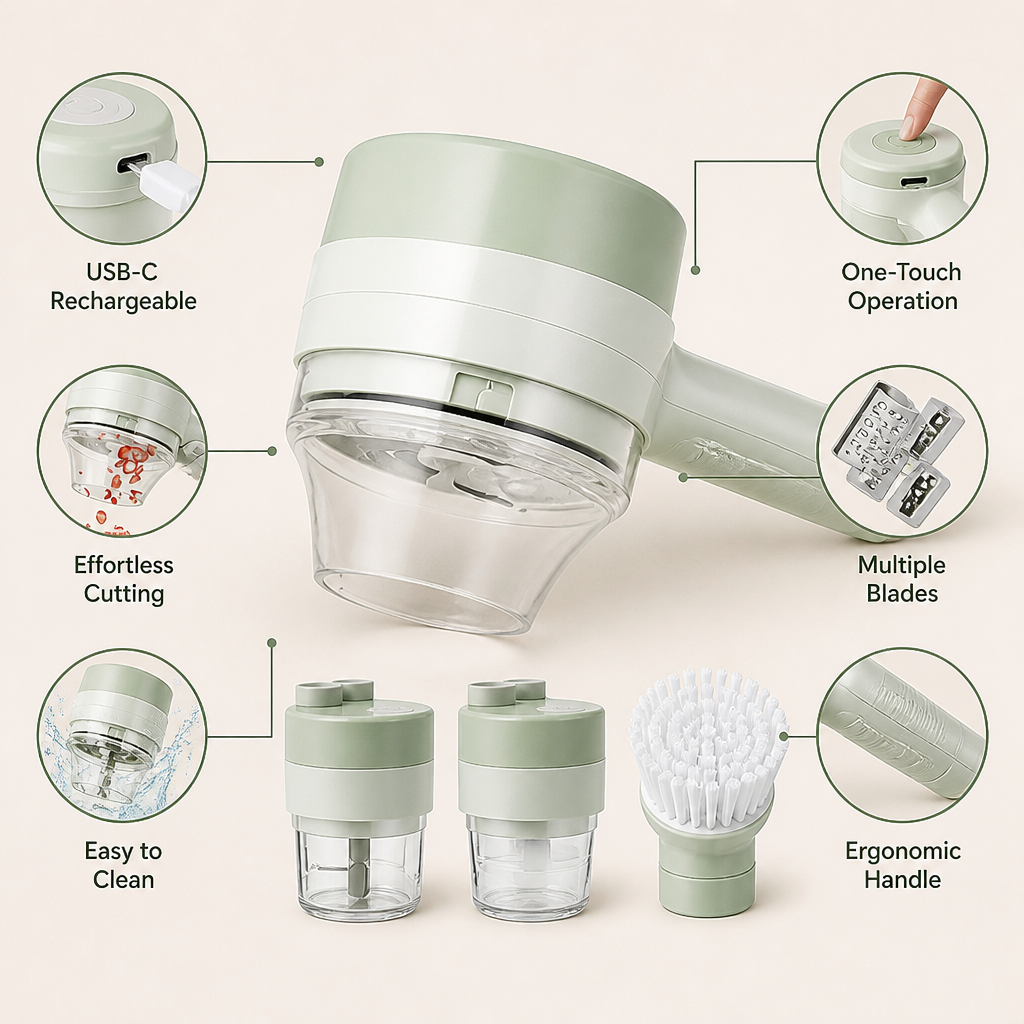 VerveSlice™ — Revolutionize Your Kitchen with Fast, Flawless Prep and Effortless Cleanup