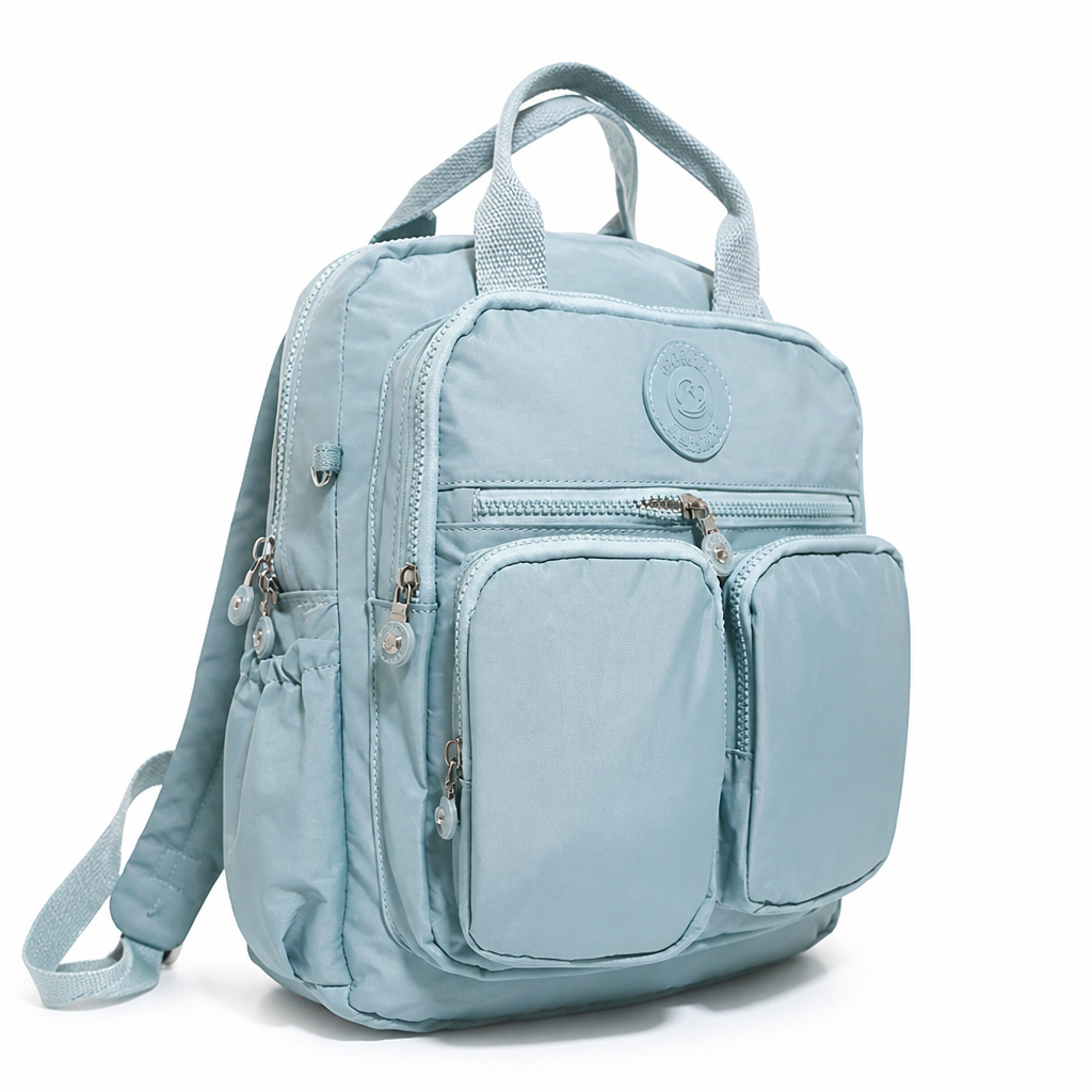 Water-Repellent Multi-Compartment Backpack (Padded Straps)