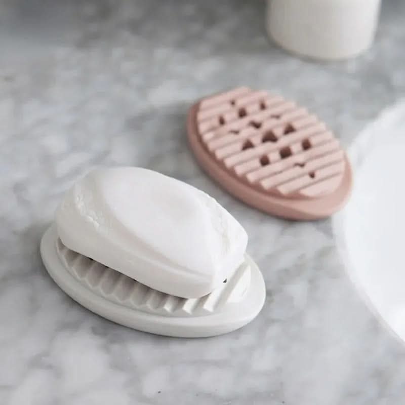 Silicone Soap Holder and Dish for Easy Draining