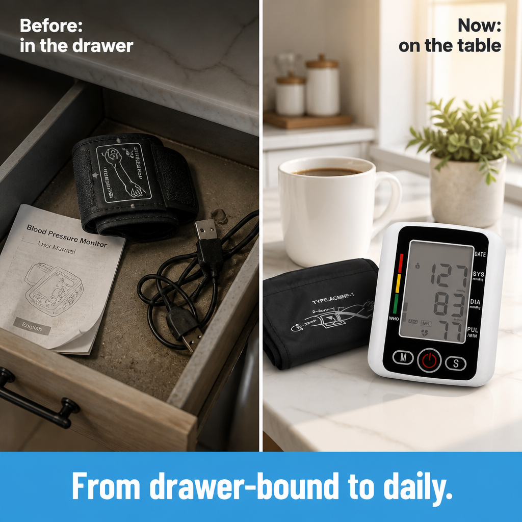 CardioVantage™ — Monitor Your Blood Pressure at Home Using One-Button Spanish Voice Assistance