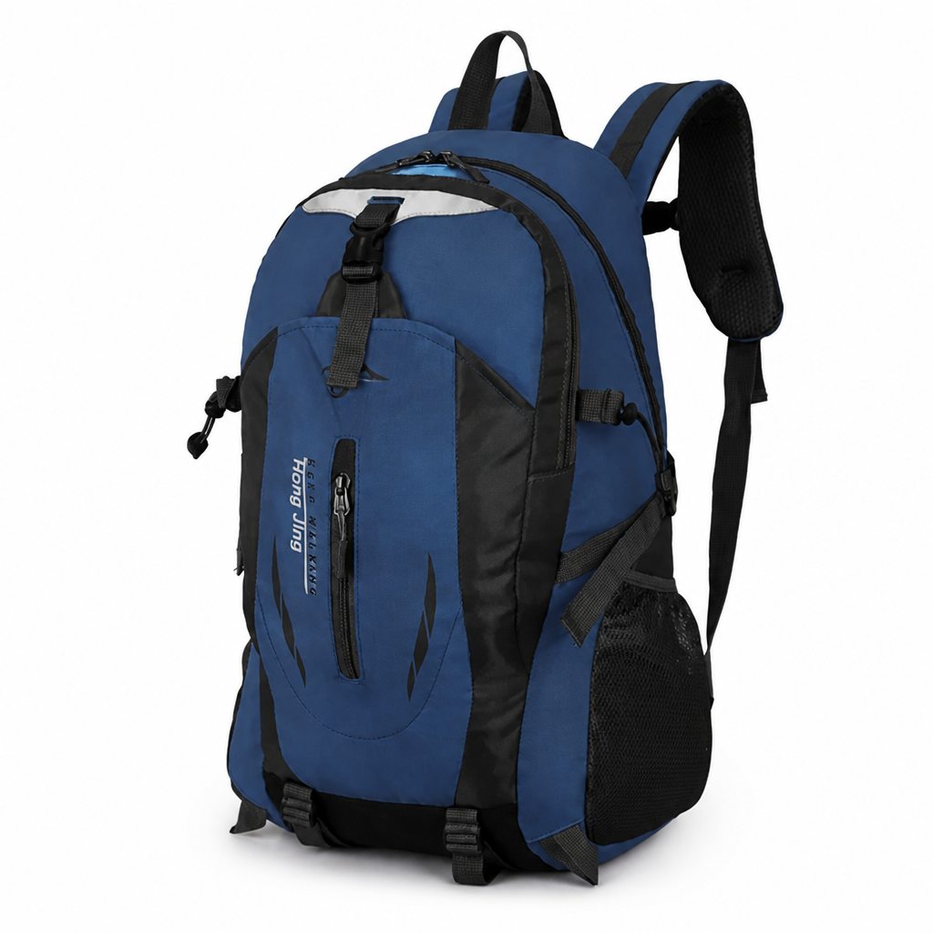 Water-Repellent Multi-Compartment Travel Backpack (Adjustable Padded Straps)