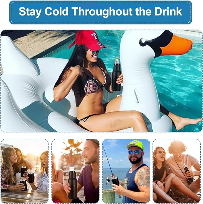 Vacuum Insulated Drink Holder for Cans – Stainless Steel Design