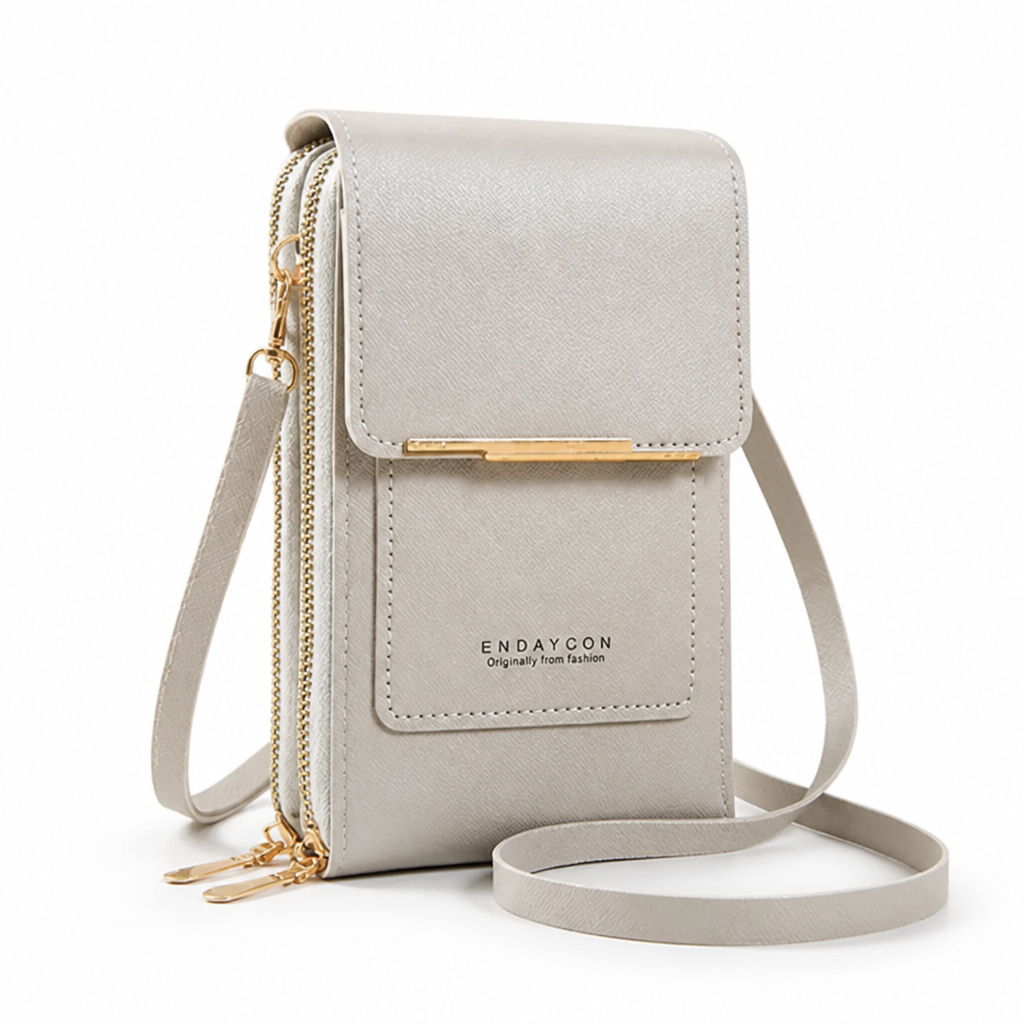 Touchscreen Window Front-Pocket Crossbody Bag