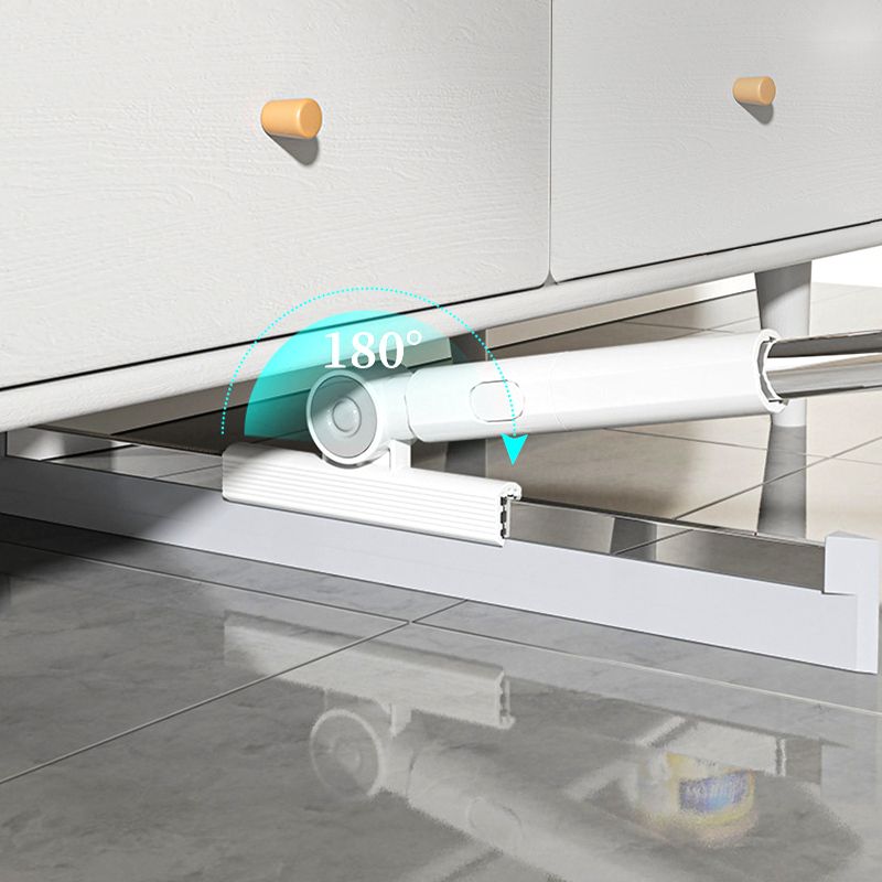 3-in-1 Silicone Floor Sweeper with Telescopic Handle and 180° Rotating Head