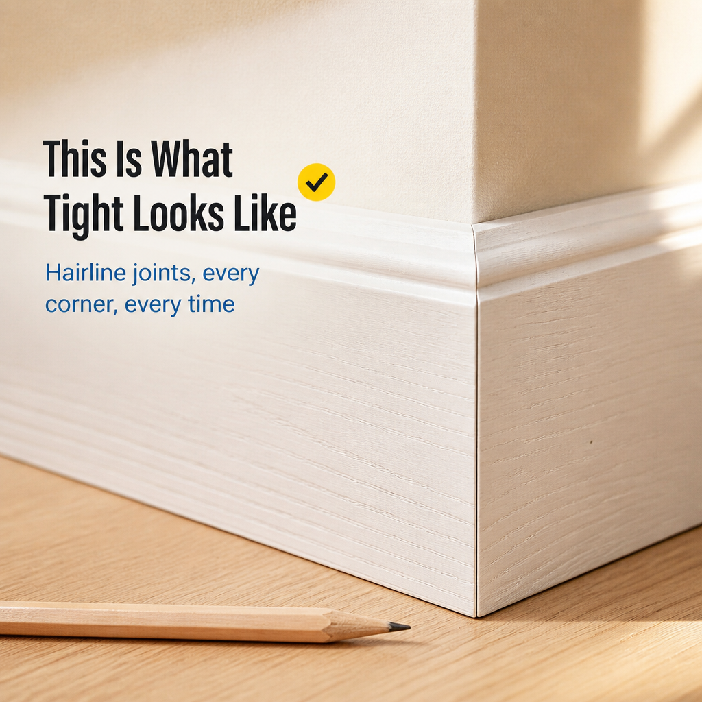 MiterMate™ — Achieve Tight Corner Joints Without the Miter-Saw Calculations