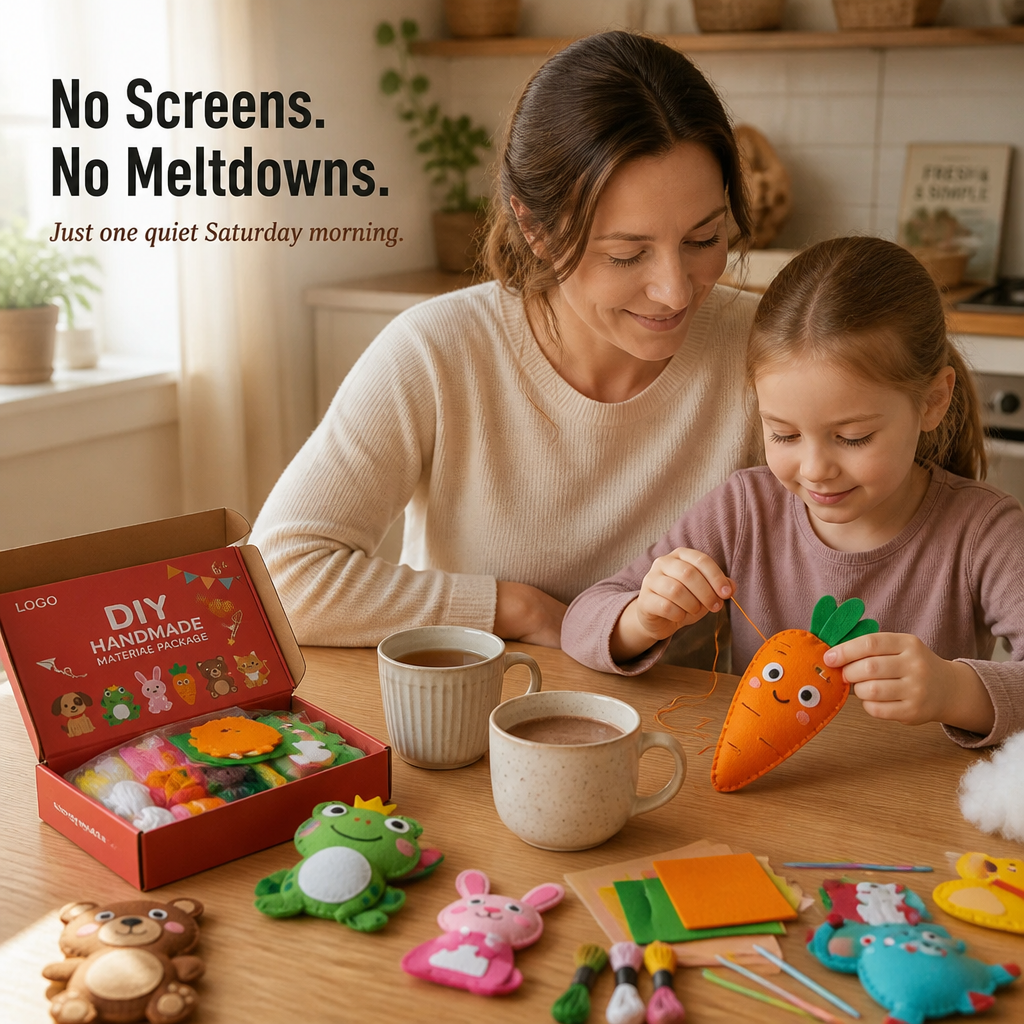 StitchSpark™ — Craft Felt Animals That Grow Focus, Confidence & True Pride