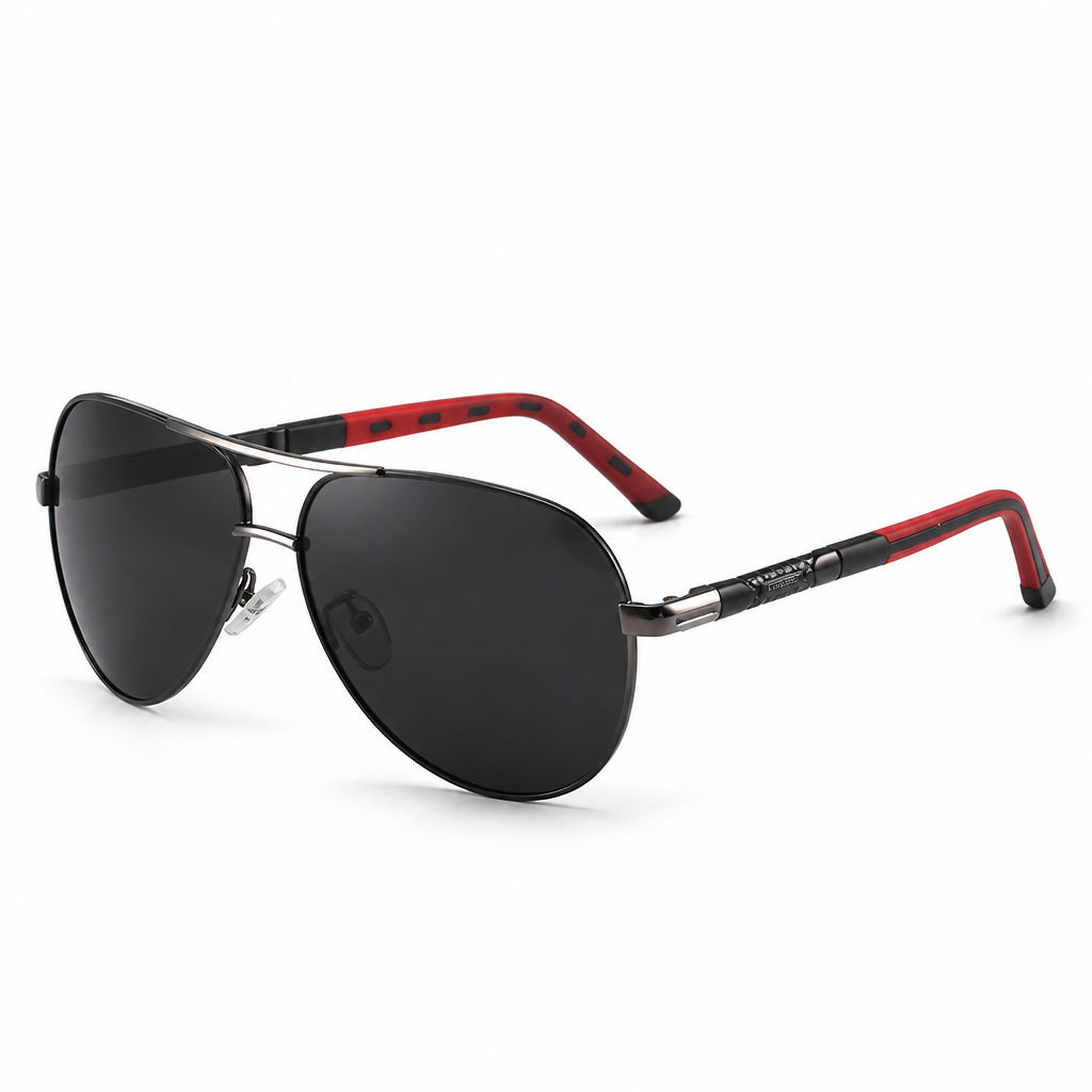 Polarized UV400 Anti-Reflective Aviator Sunglasses