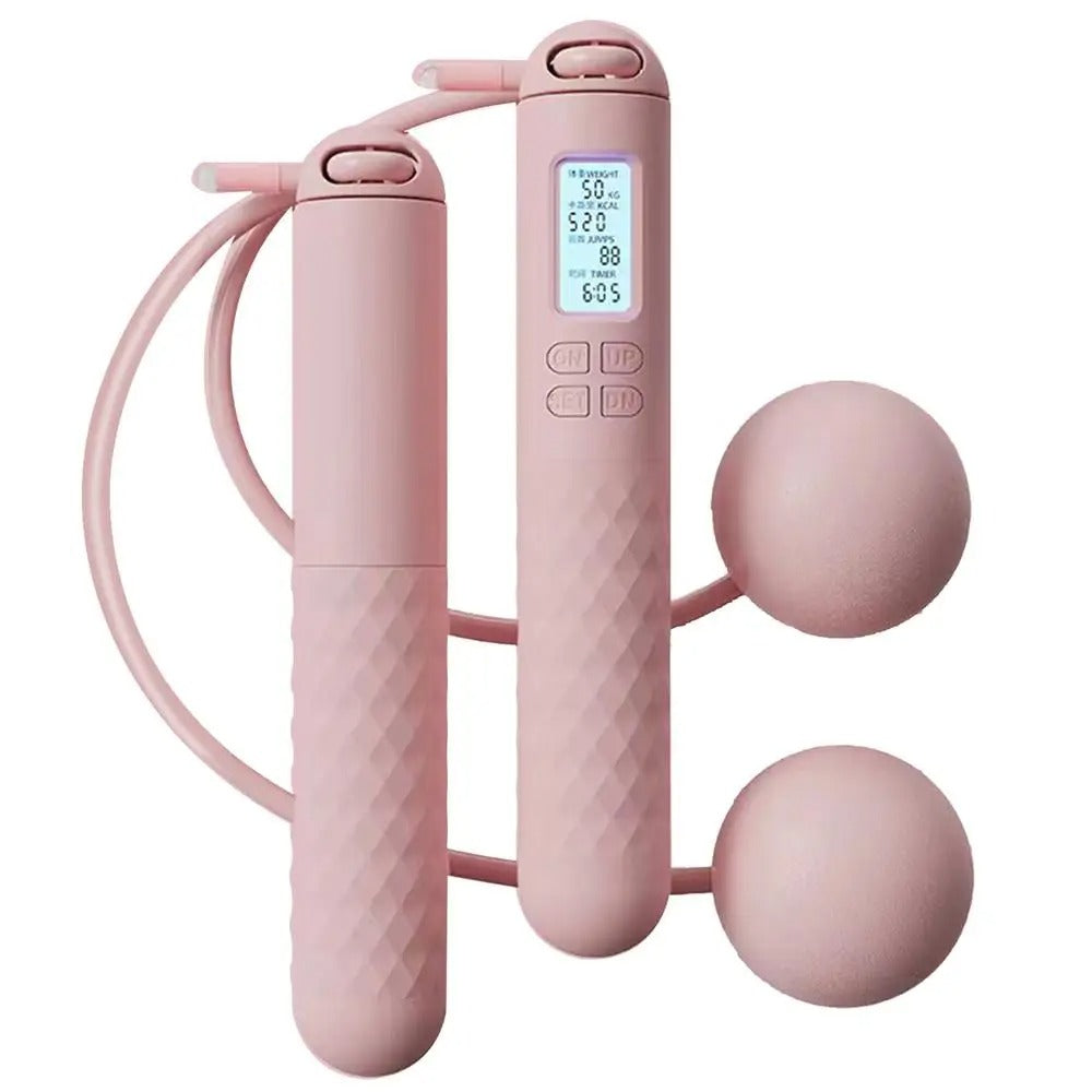 Weighted Jump Rope Without Ropes for Indoor Home Gym Fitness Tracking