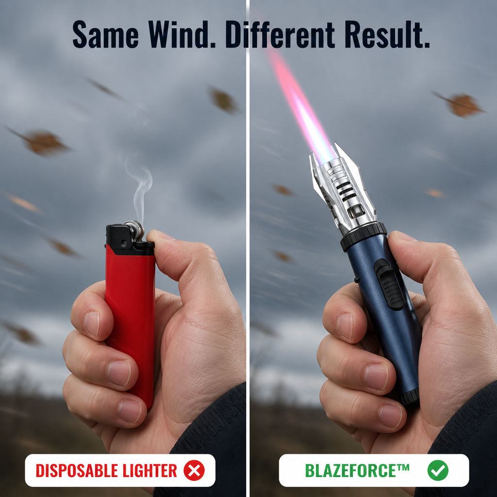 BlazeForce™ — Ignite Anything in All Conditions With a Single Steady Jet Flame
