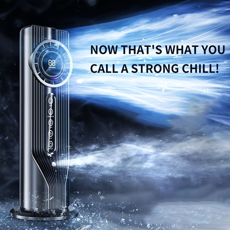 Portable USB Fan with Humidifier – 6-Speed Quiet Air Cooler for Desk