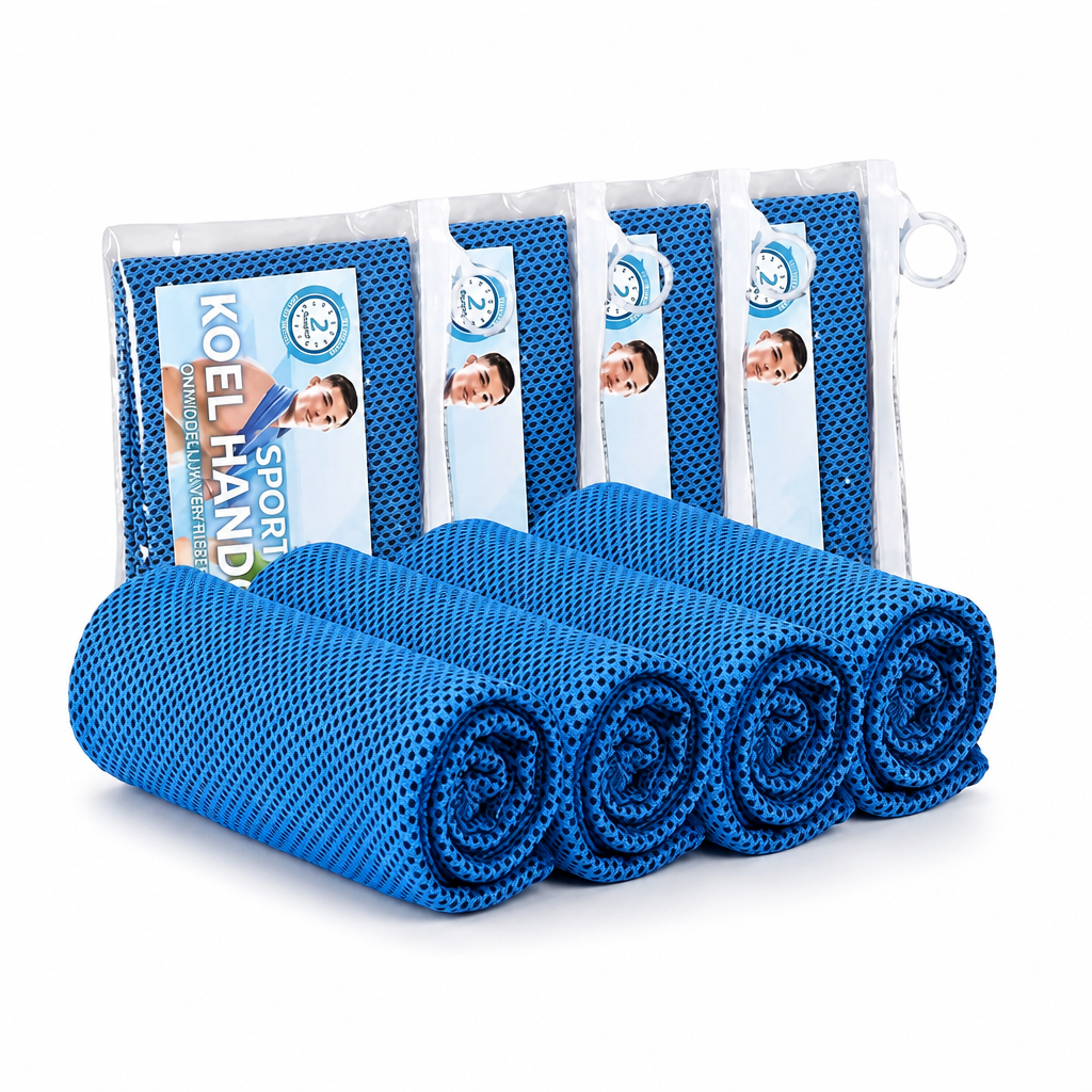 Instant-Cooling Microfiber Cooling Towels (Set of 4)