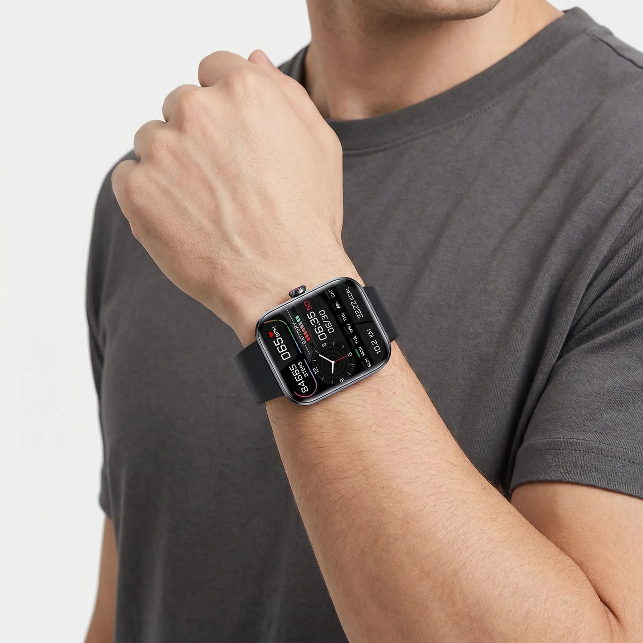 All-Day Activity Smartwatch with Touch Display