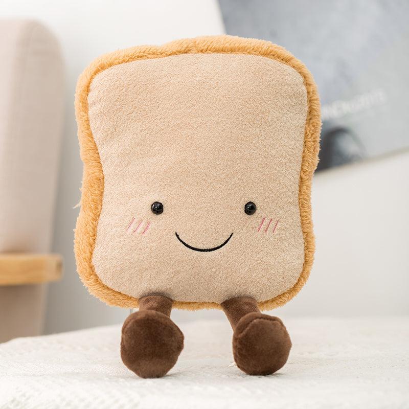 Cute Faces Bakery-Themed Plush Pillow