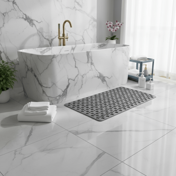 Elegant Non-Slip Bath Mat for Secure and Clean Showers