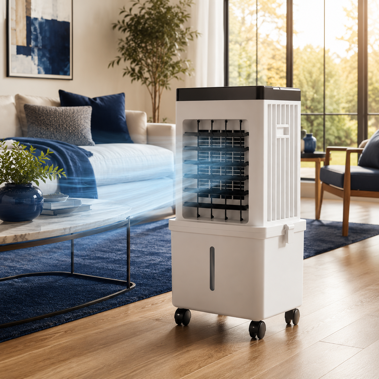 Portable 2-in-1 Air Cooler and Humidifier