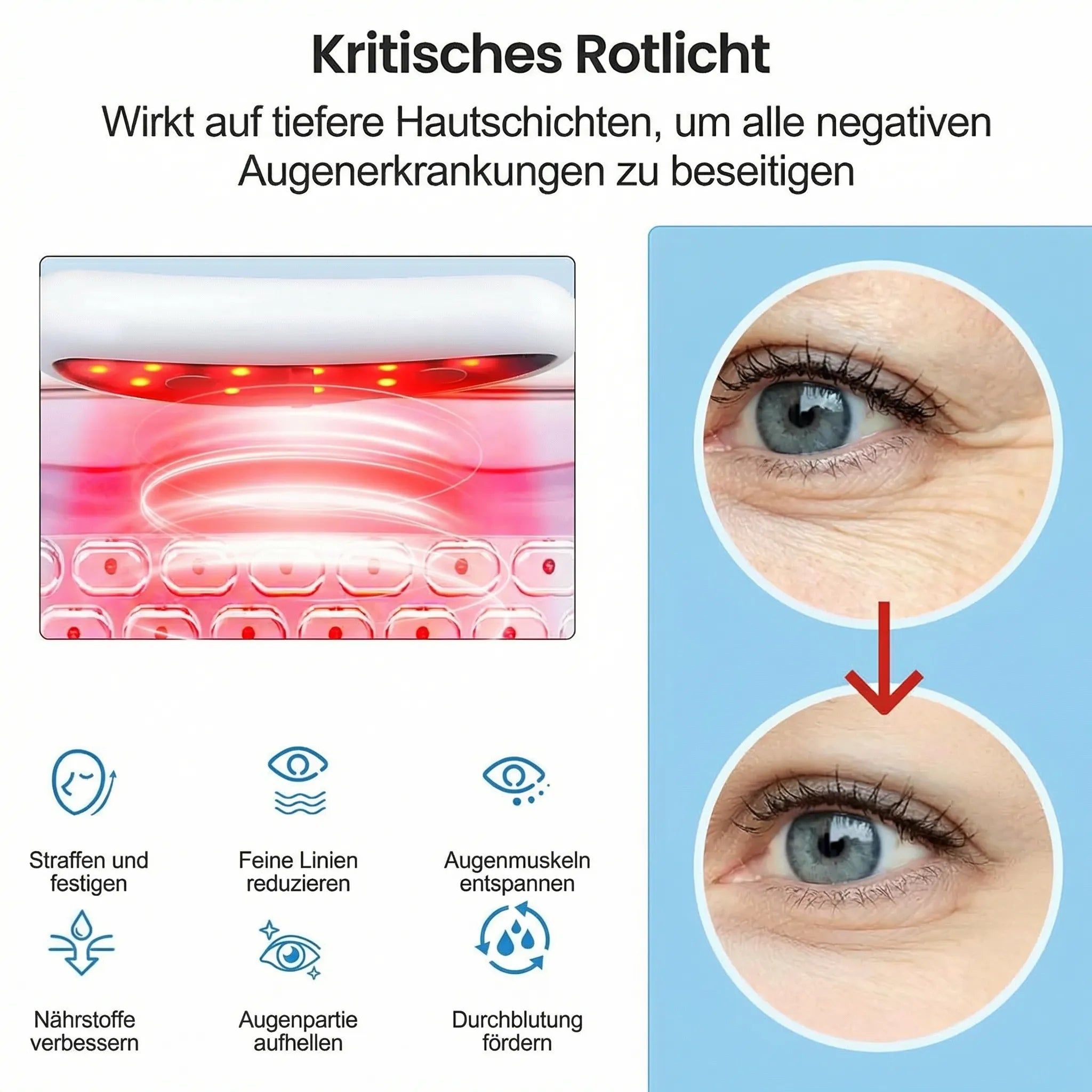 Eye Revitalizer: Advanced Light Therapy for Brighter Skin