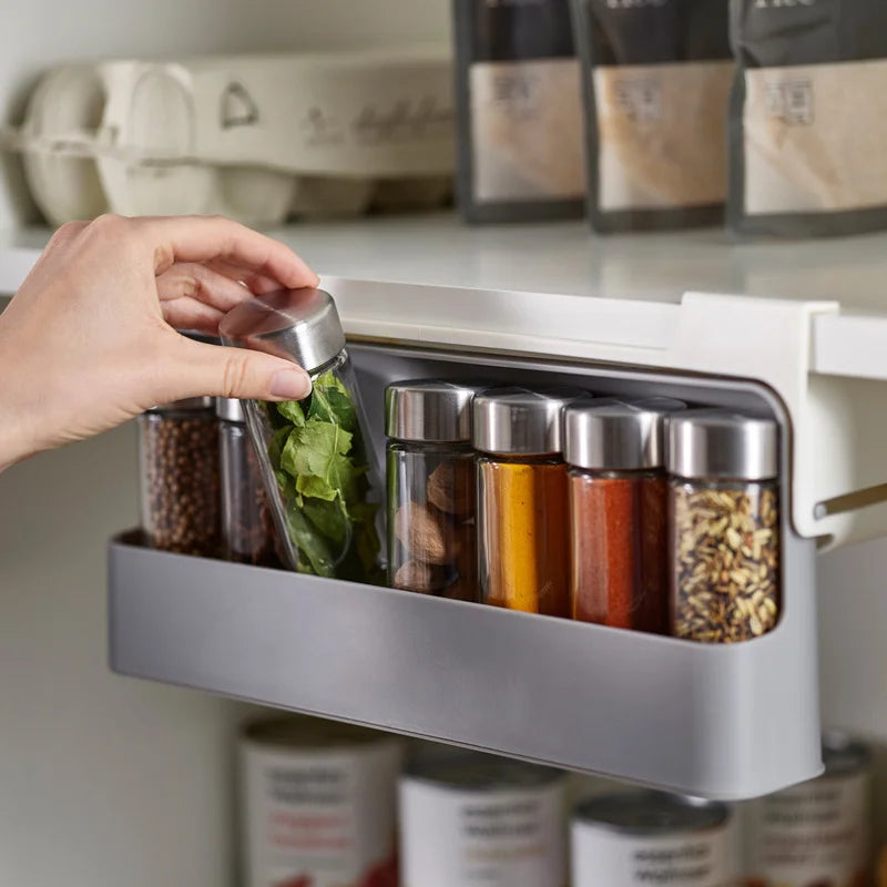 Smart Spice Rack | Under-Shelf Organizer for Kitchen Clarity