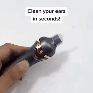 Rechargeable Ear Wax Remover with Soft Silicone Tips and Built-in Light