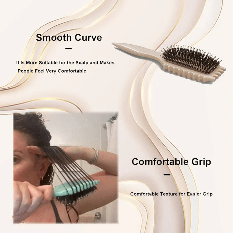 Curl Defining Hairbrush Suitable for Every Hair Type