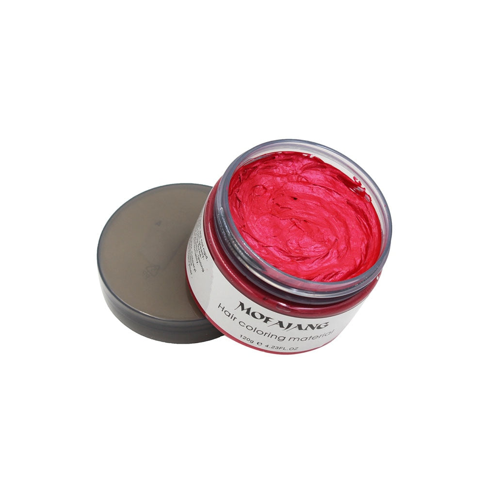 Eco-Friendly Hair Color Wax for Temporary Use – Washable Formula