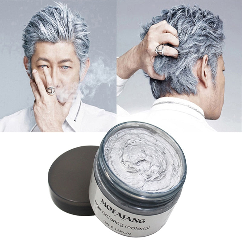 Eco-Friendly Hair Color Wax for Temporary Use – Washable Formula