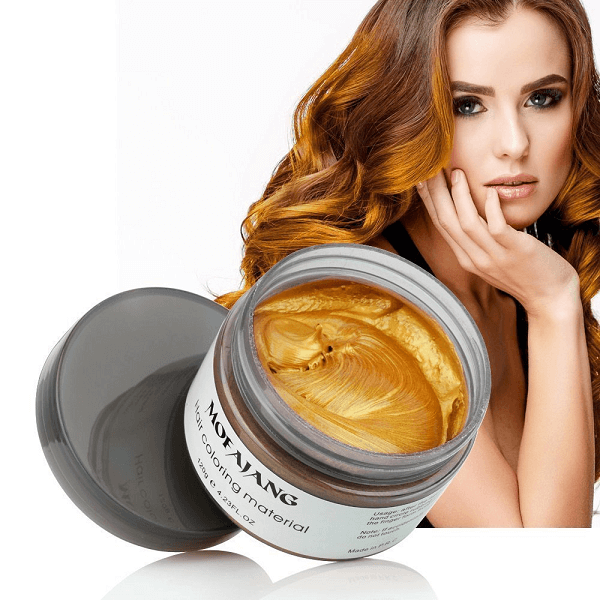 Eco-Friendly Hair Color Wax for Temporary Use – Washable Formula
