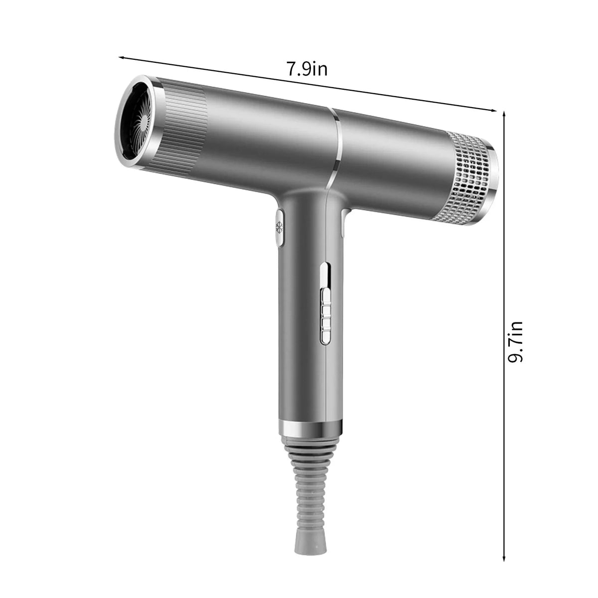 Adjustable Speed and Heat Settings Hair Dryer