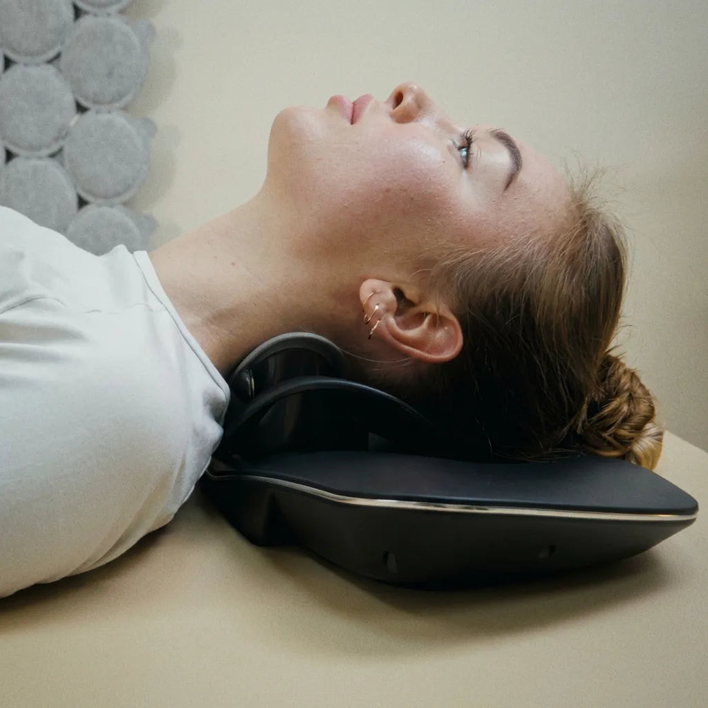 Heated EMS Red Light Neck Massager and Cervical Traction Device