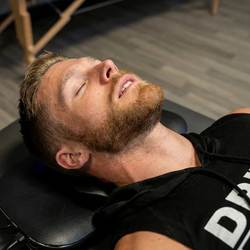 Heated EMS Red Light Neck Massager and Cervical Traction Device