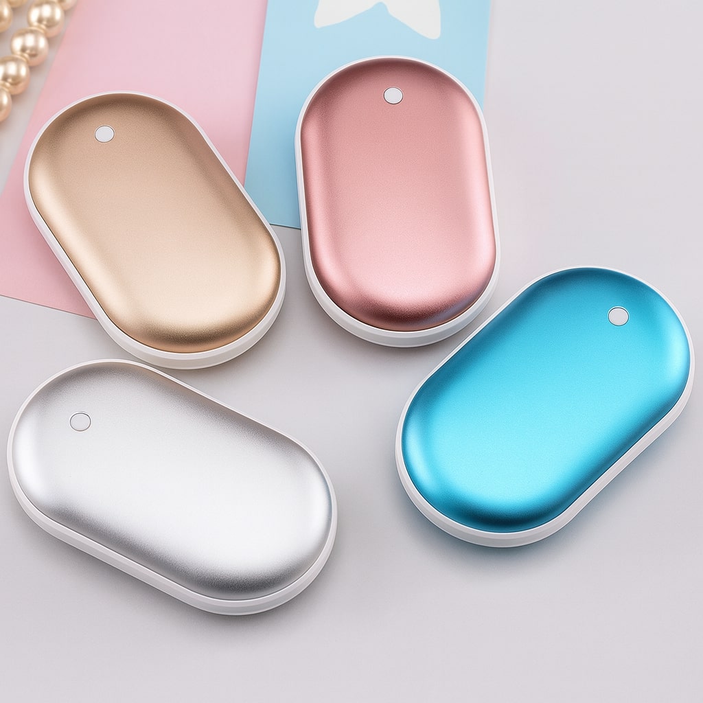 Compact Hand Warmer & Power Bank for Instant Comfort