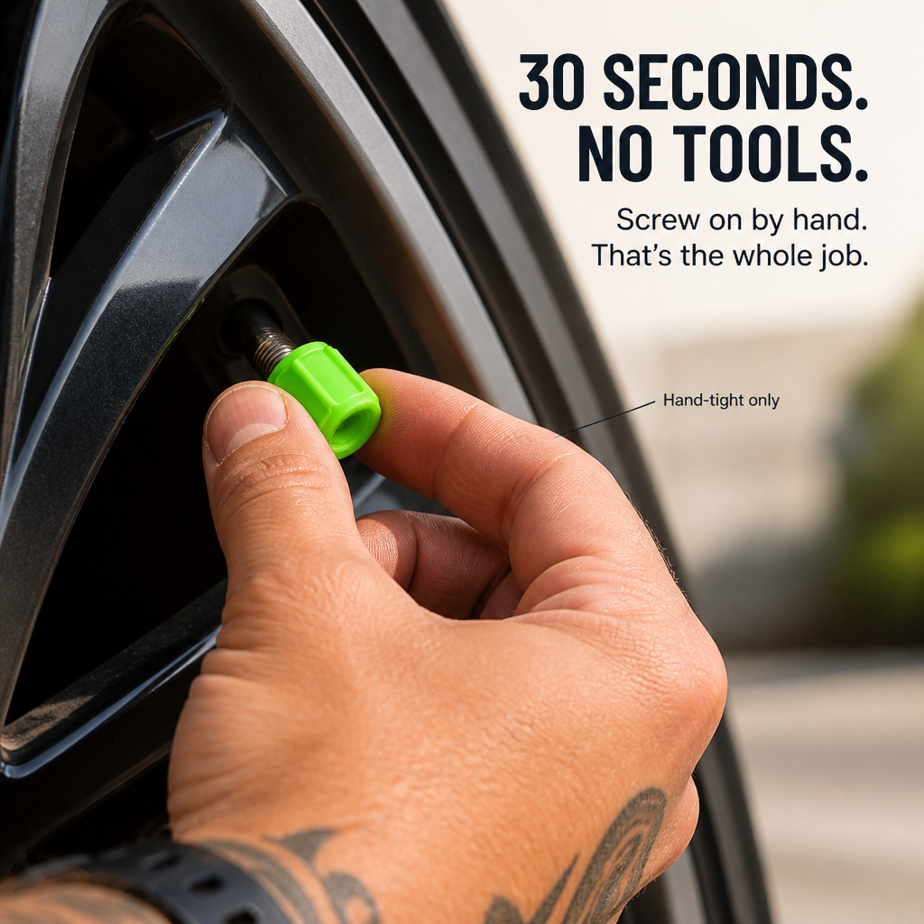 Daylight Charging Wheel Lights – Nighttime Glow for All Wheels